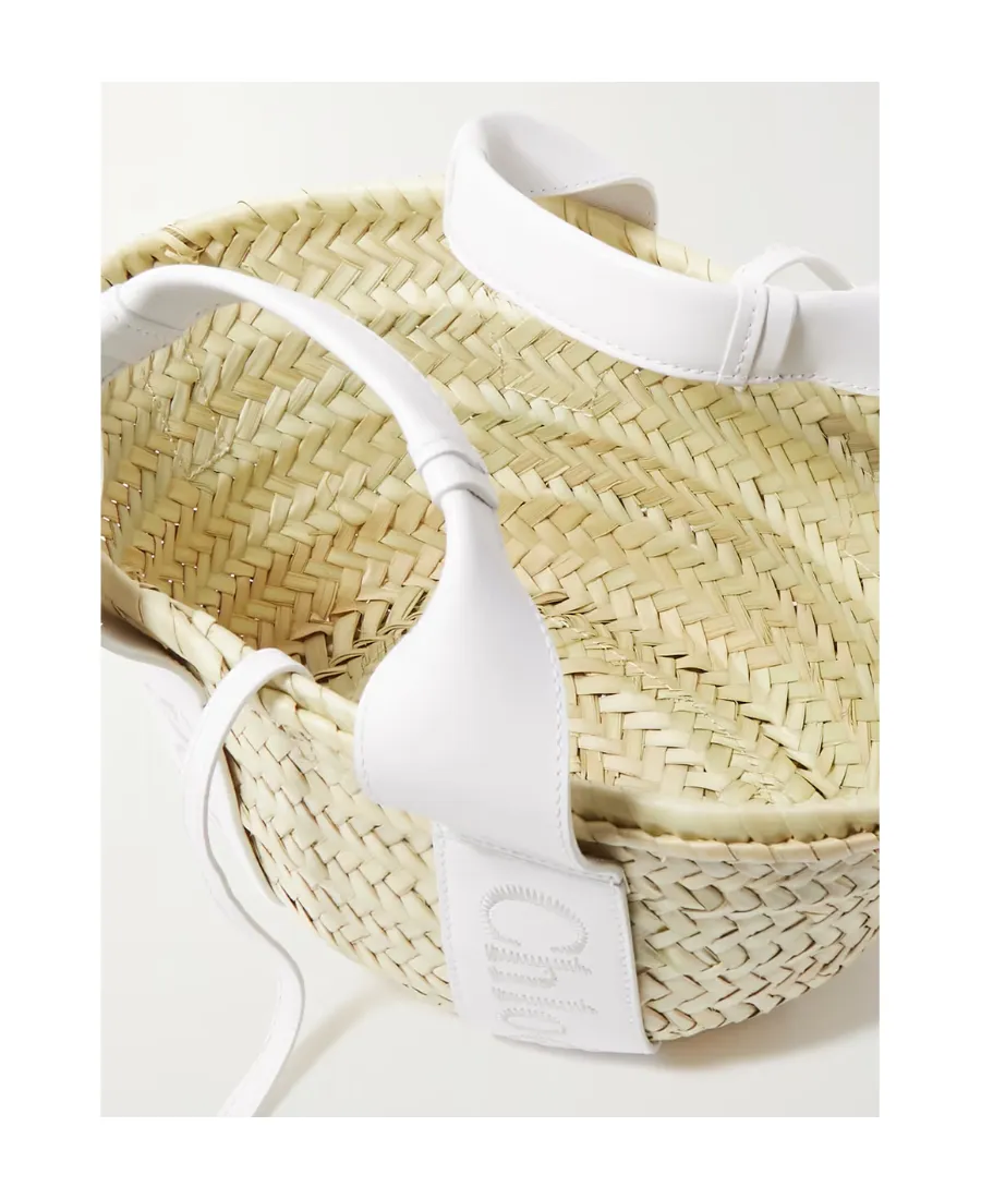 Small Chloé Sense Raffia Tote Bag
