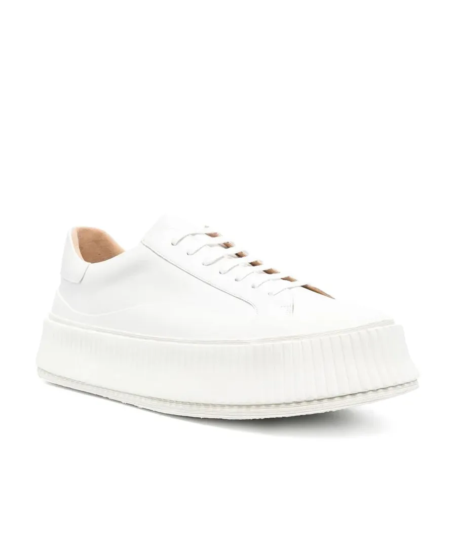 Jil Sander Round-Toe Low-Top Sneakers