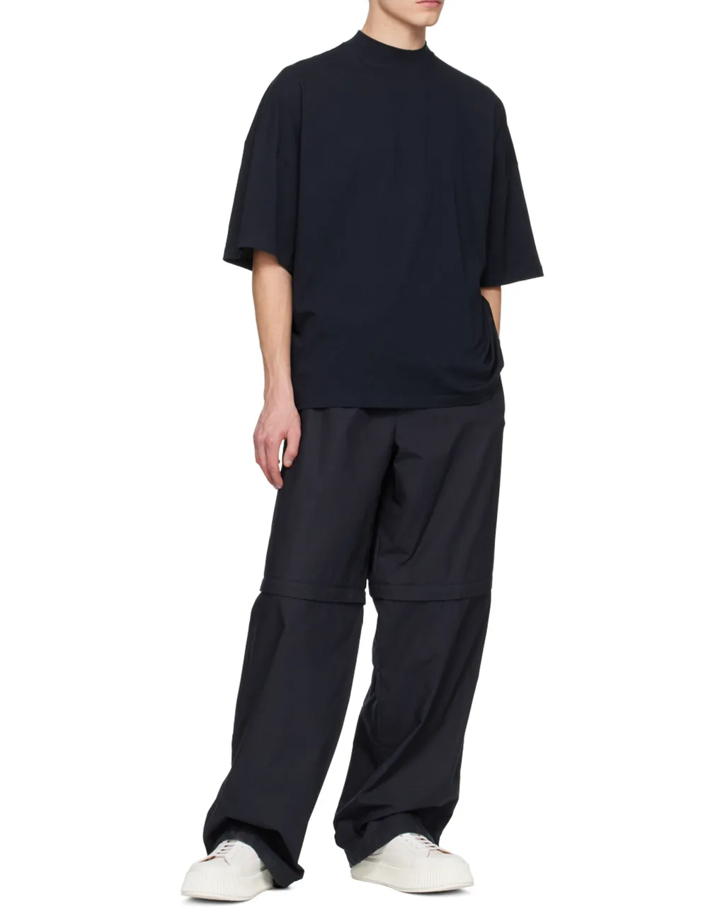 Jil Sander Round-Toe Low-Top Sneakers