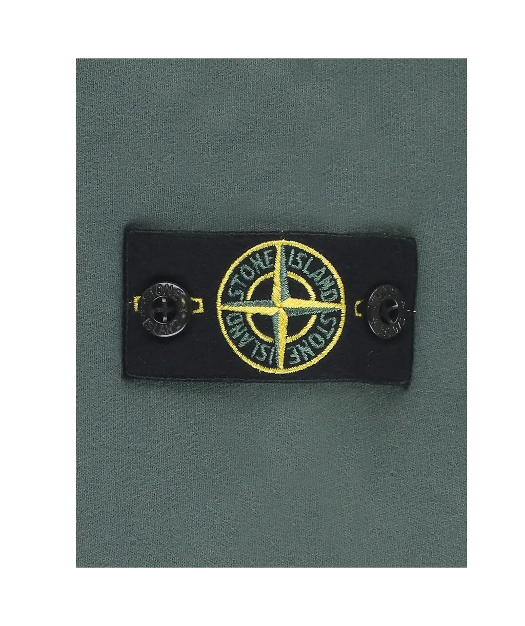 Stone Island Junior Compass-Badge Long-Sleeved Hoodie