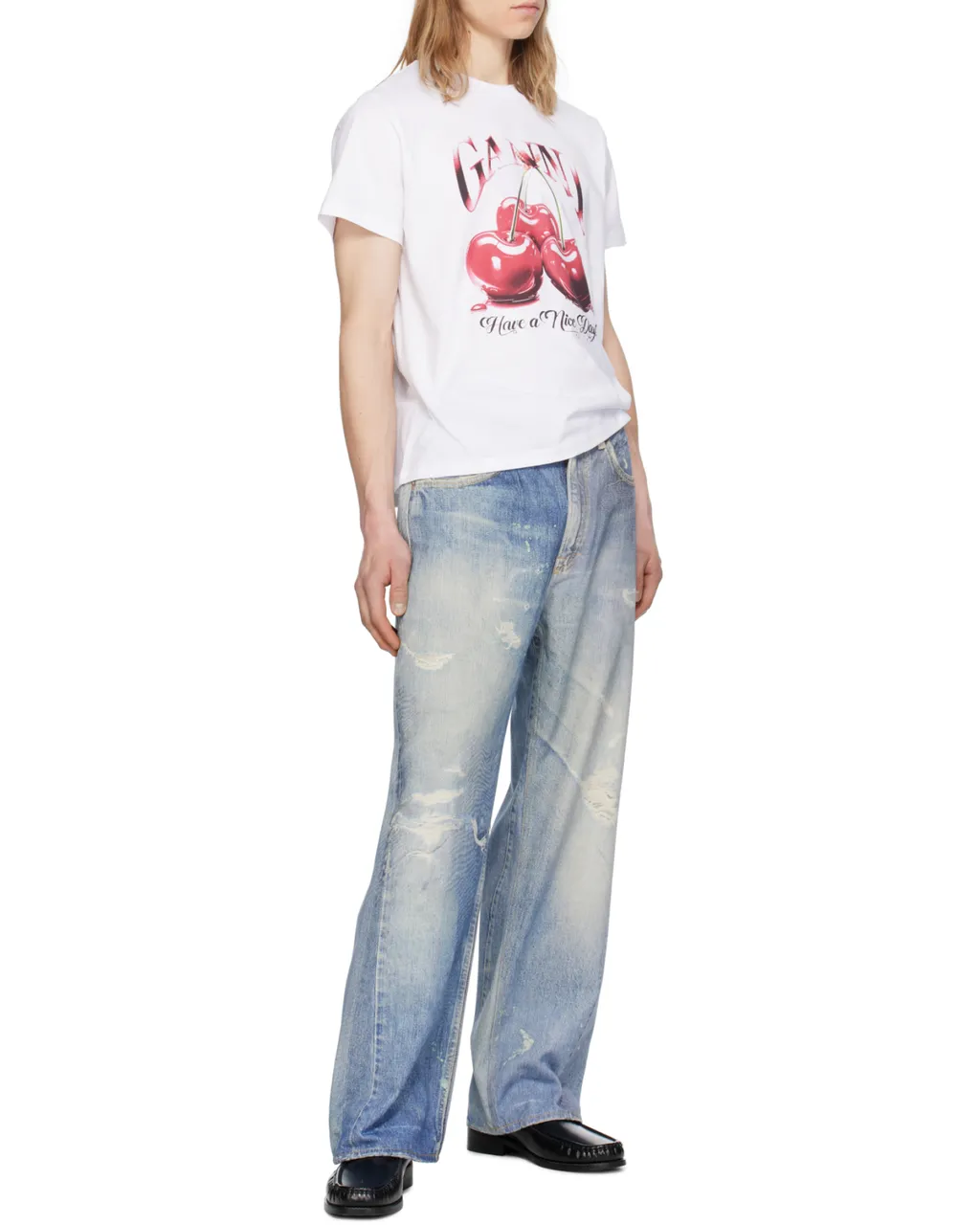 Ganni T-Shirt With Logo