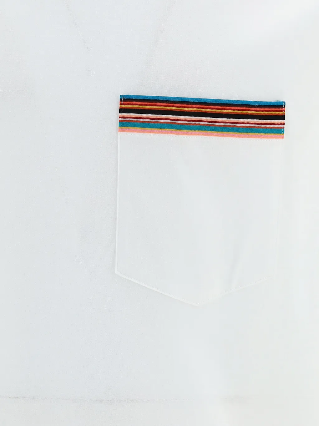 Ps Paul Smith Stripe Printed Crewneck T-Shirt