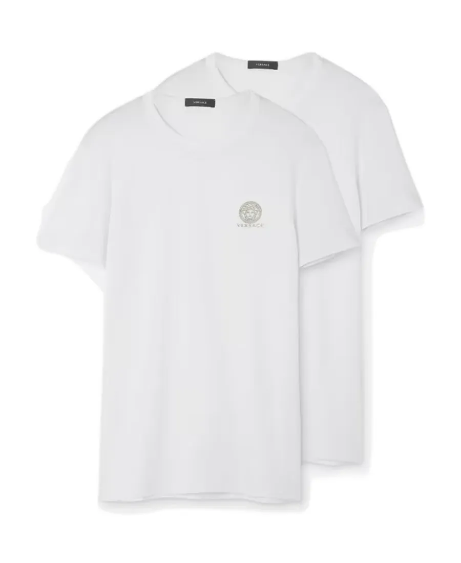 Versace Logo Printed Two-Pack T-Shirts