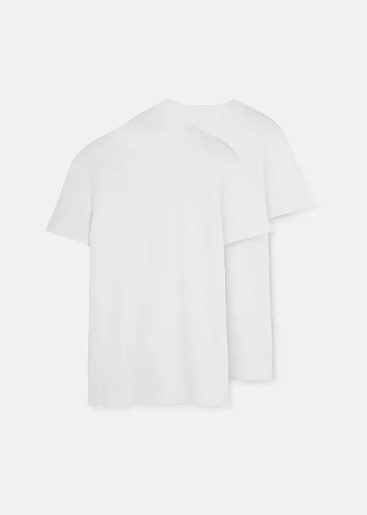 Versace Logo Printed Two-Pack T-Shirts