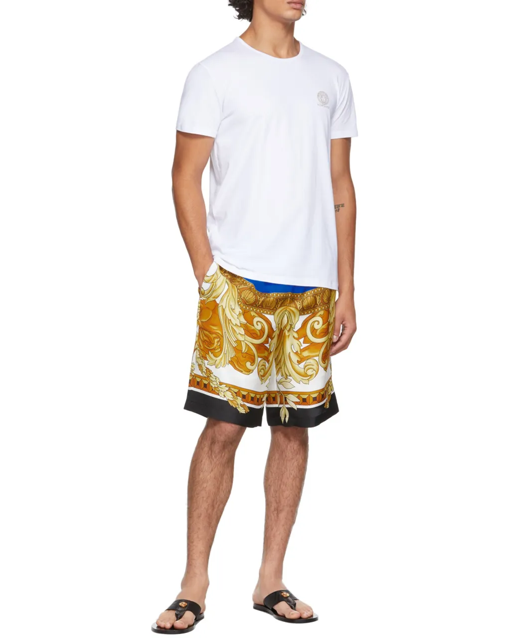 Versace Logo Printed Two-Pack T-Shirts