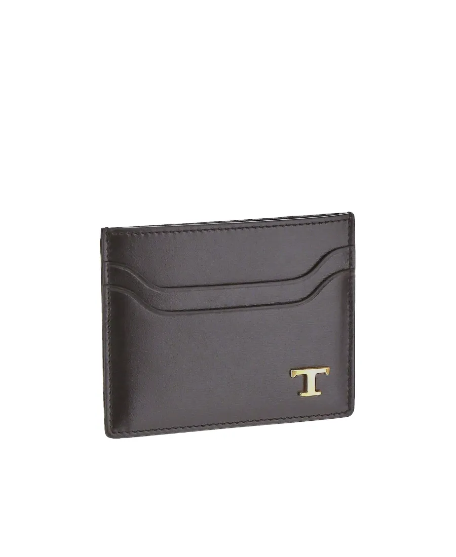 Tod's Logo Plaque Card Holder
