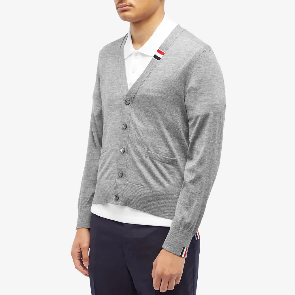 Thom Browne Button-Up Knitted Cardigan