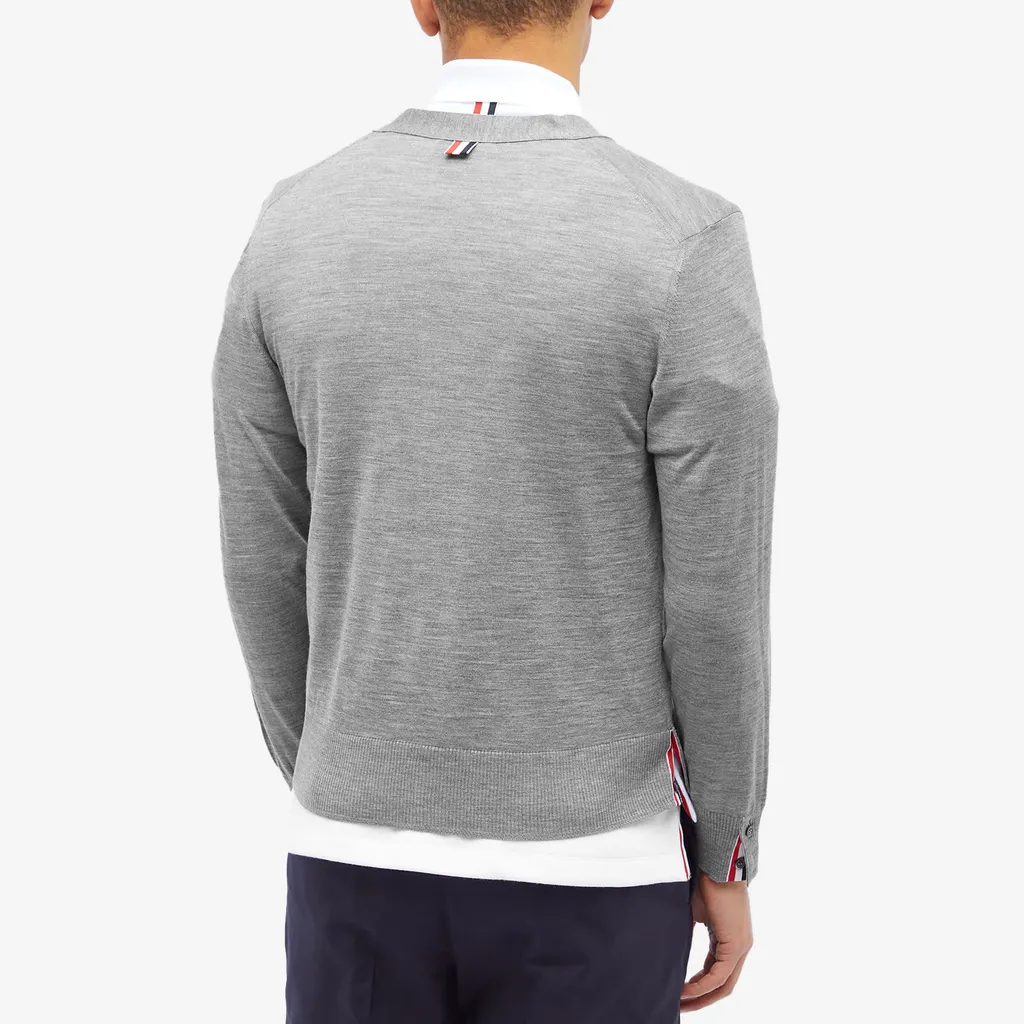 Thom Browne Button-Up Knitted Cardigan