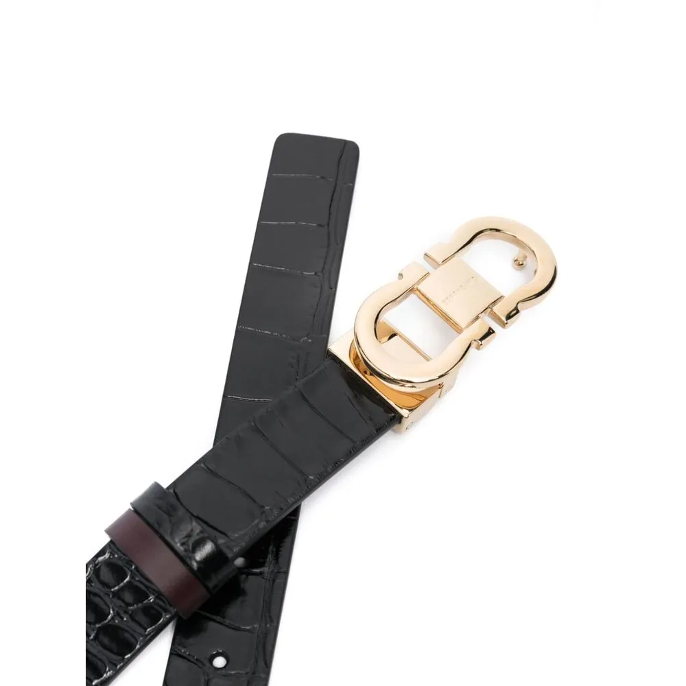 Double-Sided Adjustment Gancini Belt