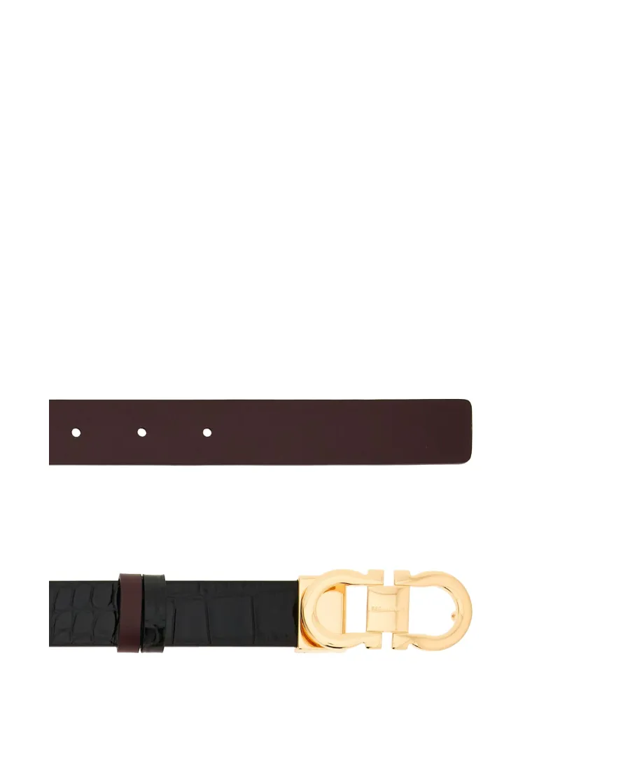 Double-Sided Adjustment Gancini Belt