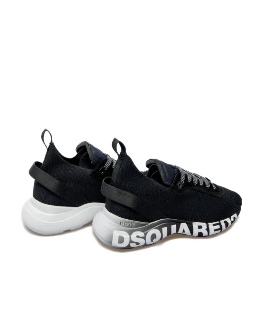 Dsquared2 Logo Printed Lace-Up Sneakers