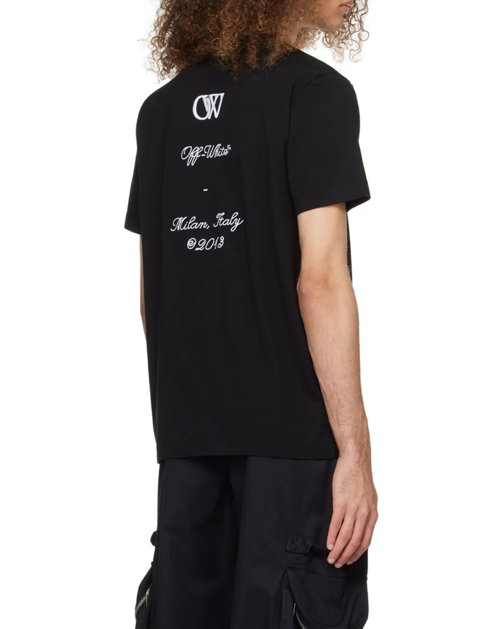 Off-White 23 Embroidered Crewneck T-Shirt