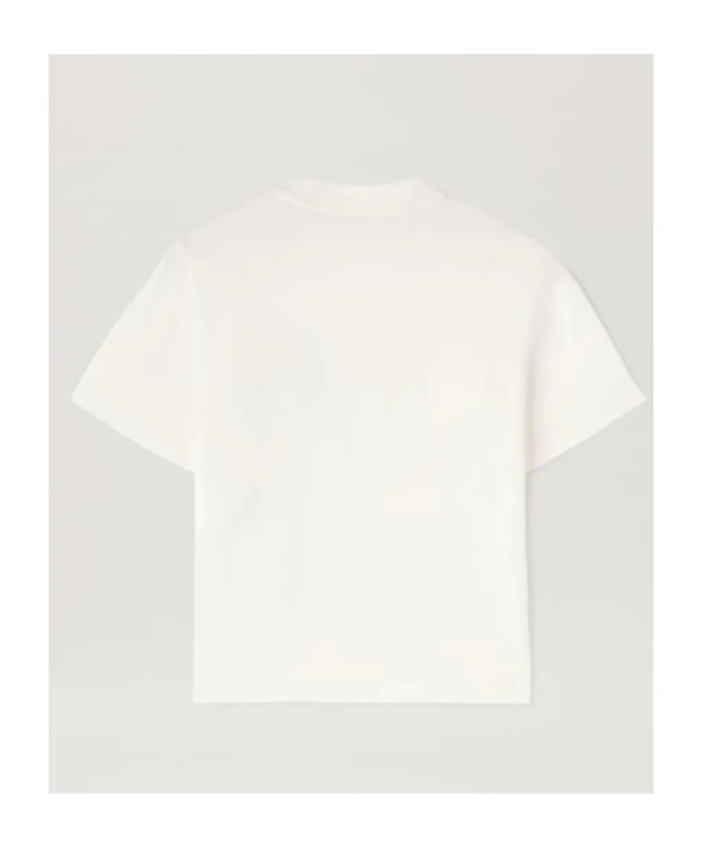 Palm Angels Logo Embroidered Crewneck T-Shirt