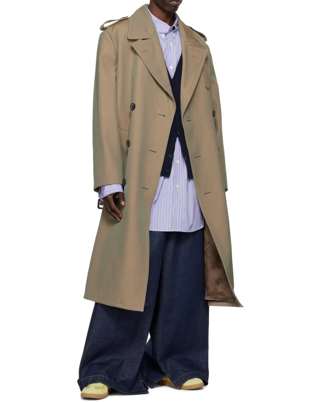 Maison Margiela Buttoned V-Neck Cardigan