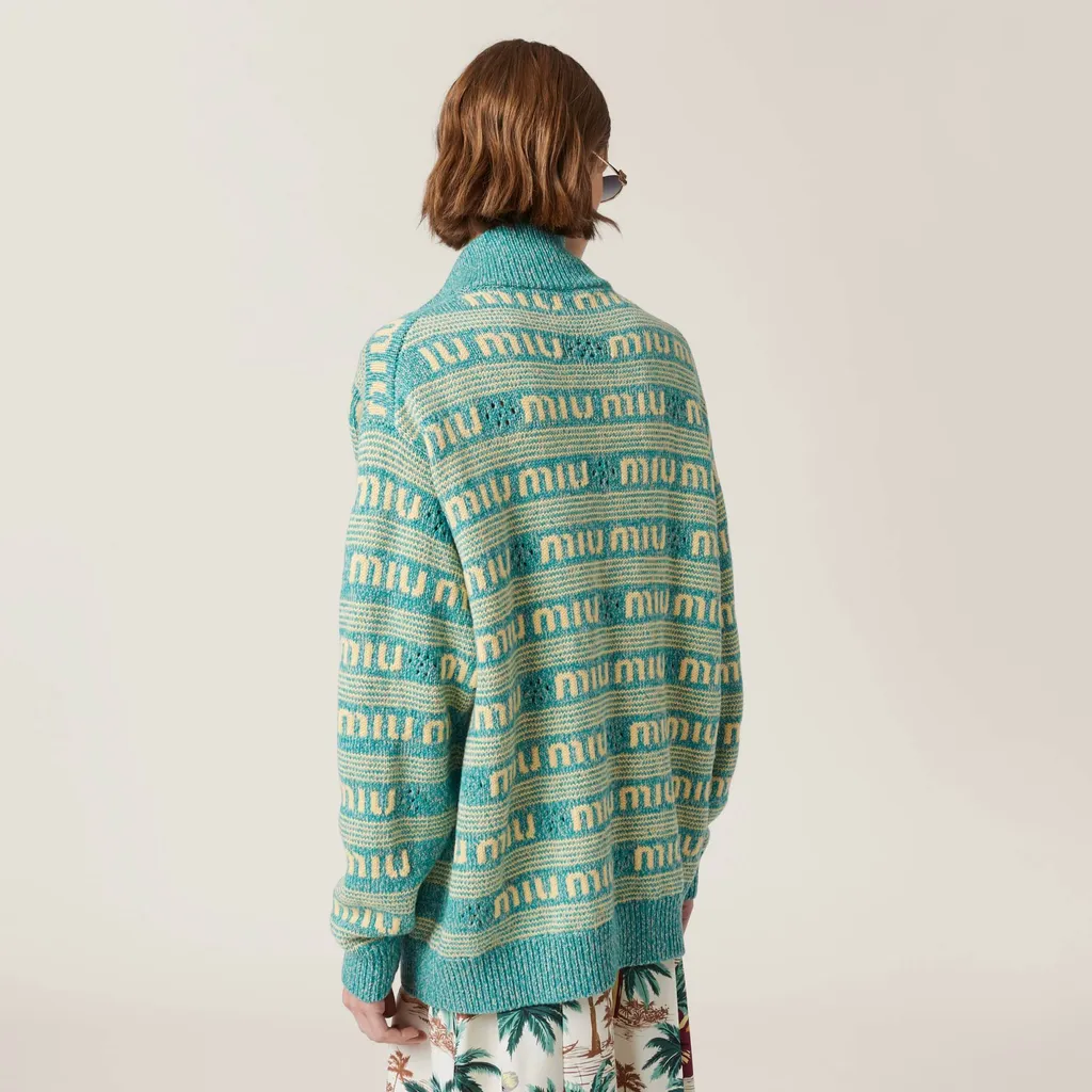Wool And Cashmere Knit Cardigan