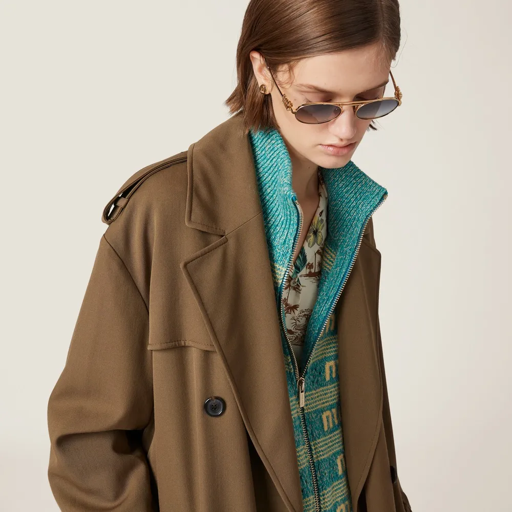 Wool And Cashmere Knit Cardigan