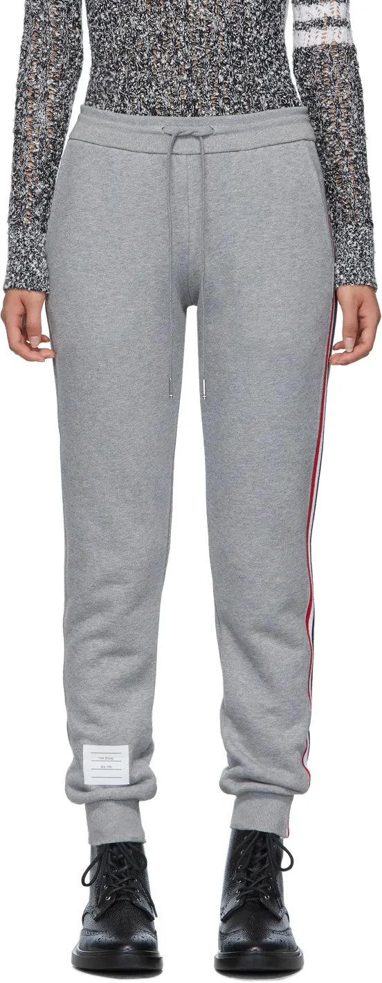 Thom Browne Rwb Side Stripe Sweatpants