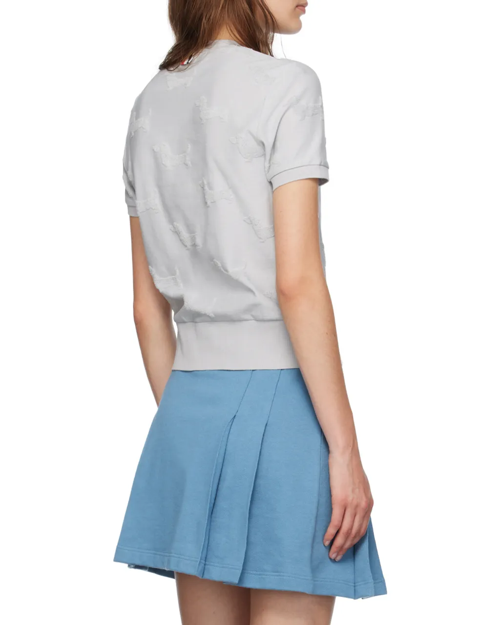 Thom Browne Hector Detailed Crewneck T-Shirt