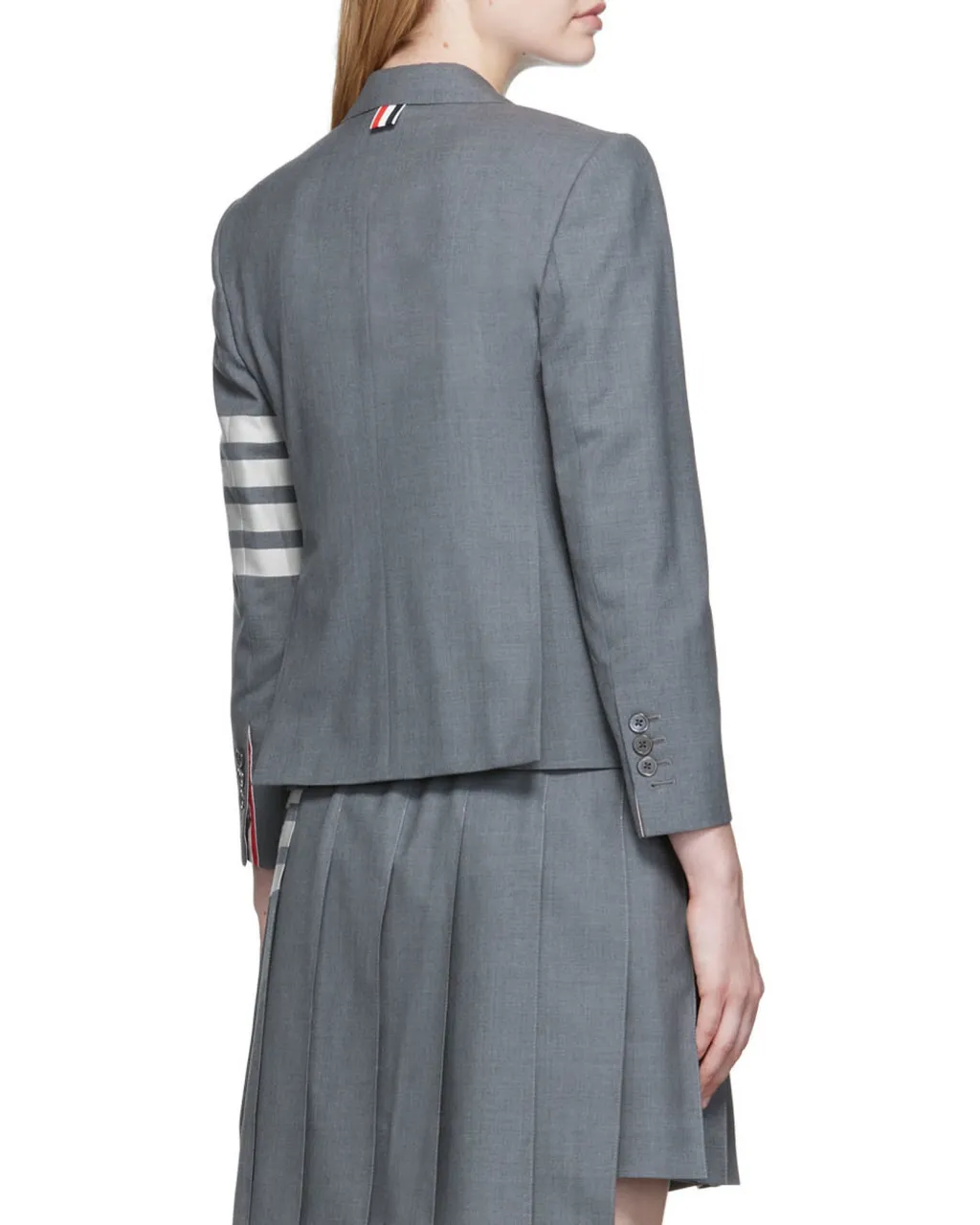 Thom Browne 4-Bar Long-Sleeved Blazer