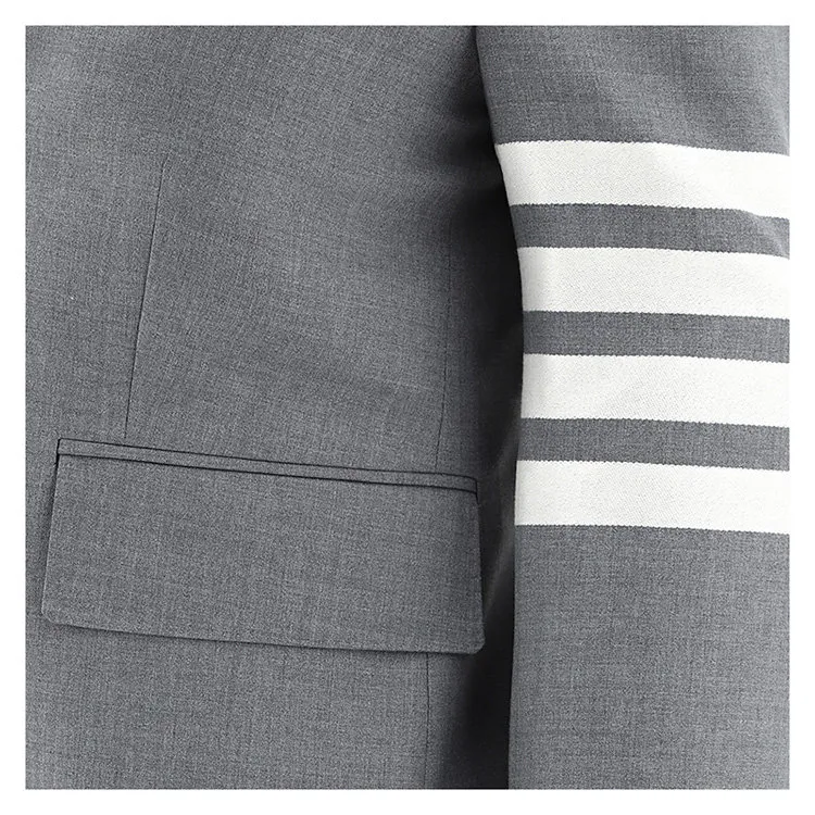 Thom Browne 4-Bar Long-Sleeved Blazer