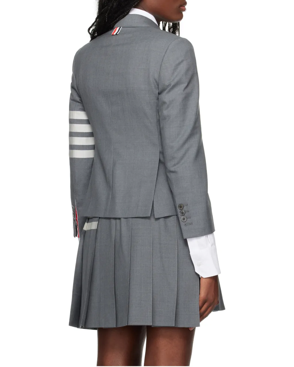 Thom Browne 4-Bar Long-Sleeved Blazer