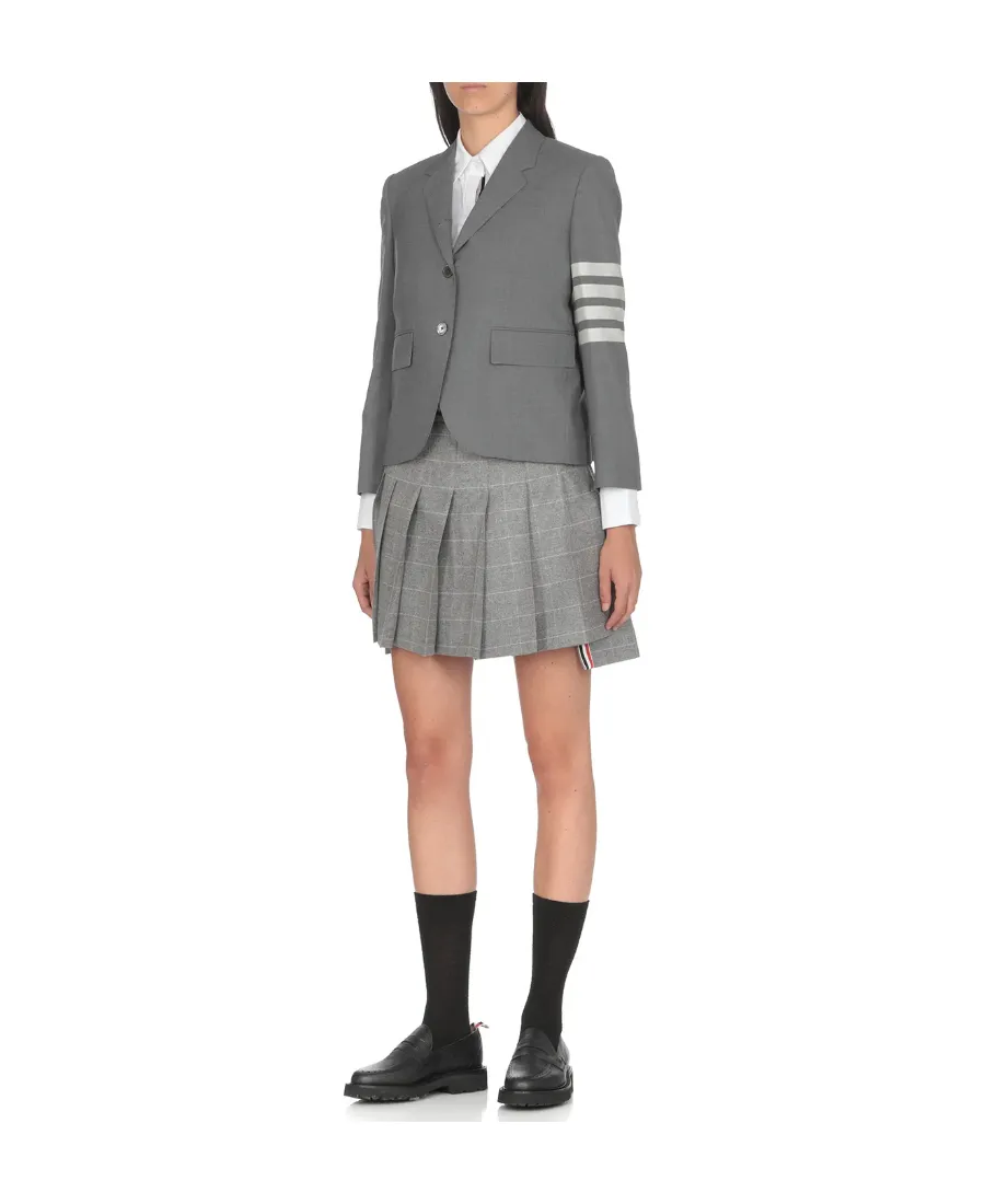 Thom Browne 4-Bar Long-Sleeved Blazer