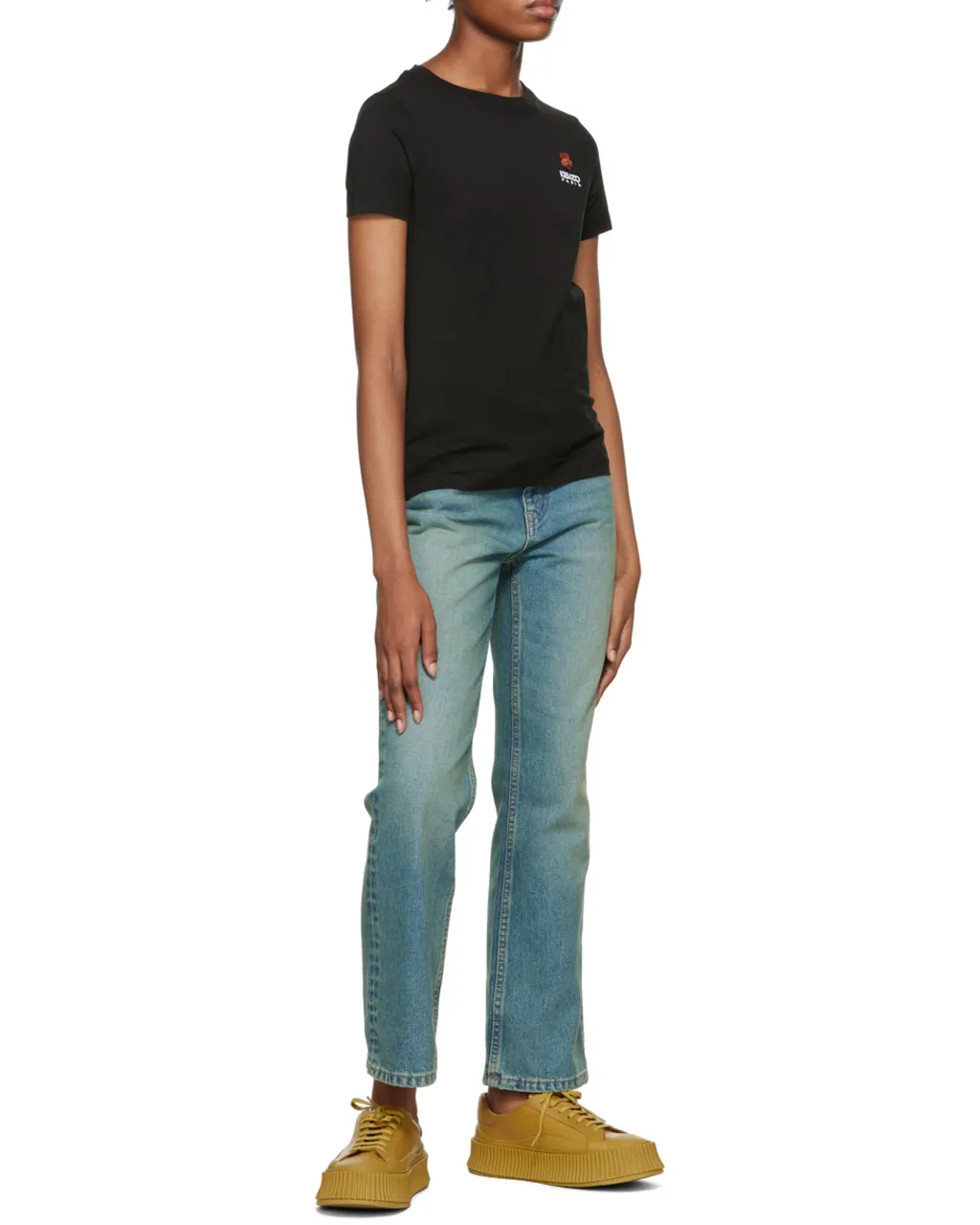Kenzo Boke Flower Embroidered Crewneck T-Shirt