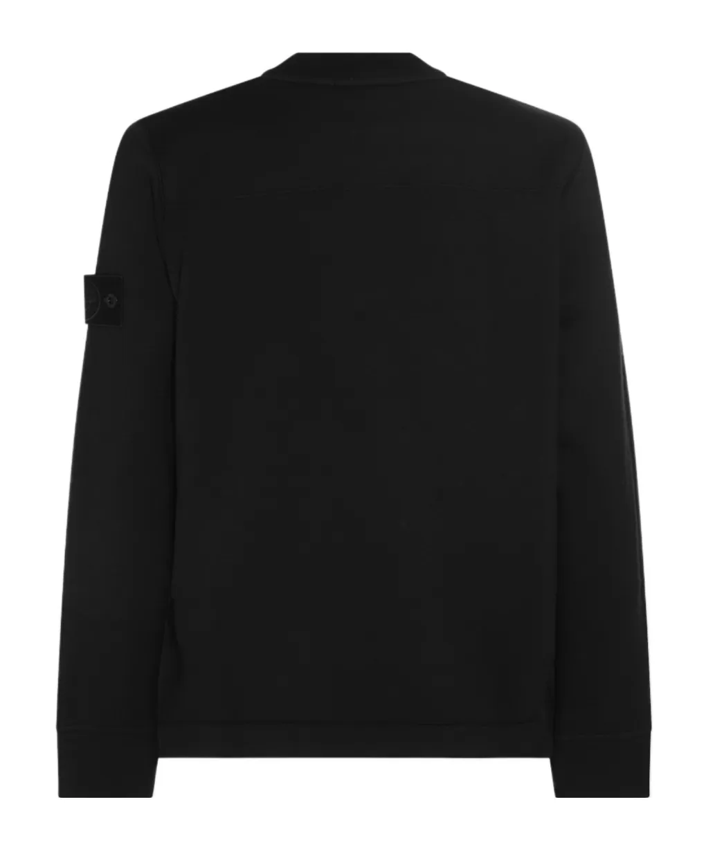 Compass-Patch Crew-Neck Jumper