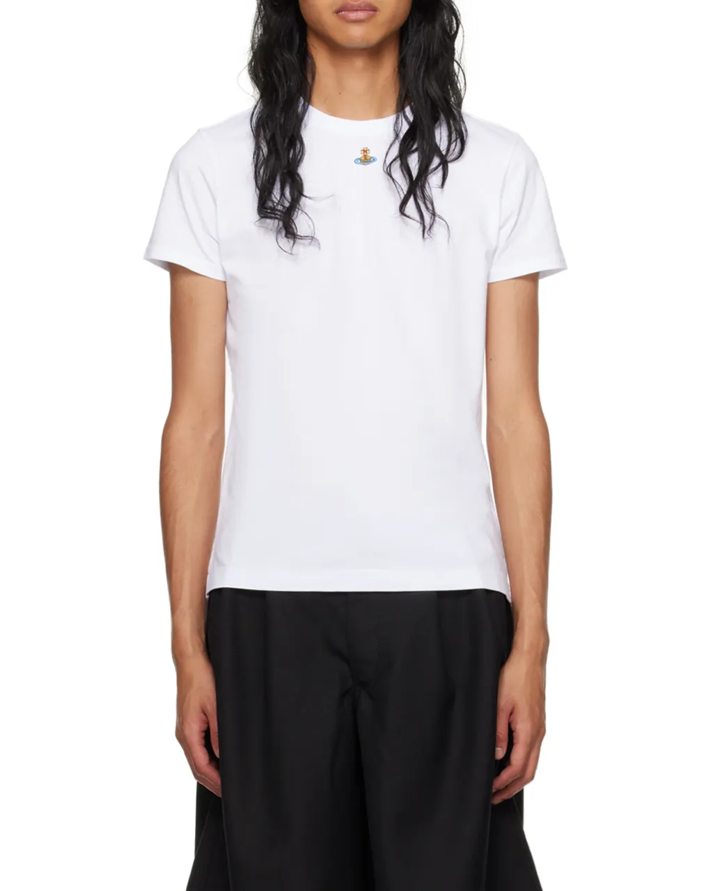 Vivienne Westwood Orb Logo-Embroidered Crewneck T-Shirt