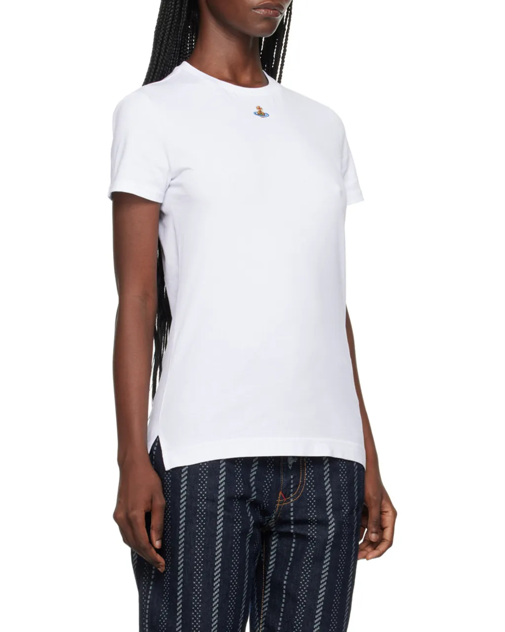Vivienne Westwood Orb Logo-Embroidered Crewneck T-Shirt