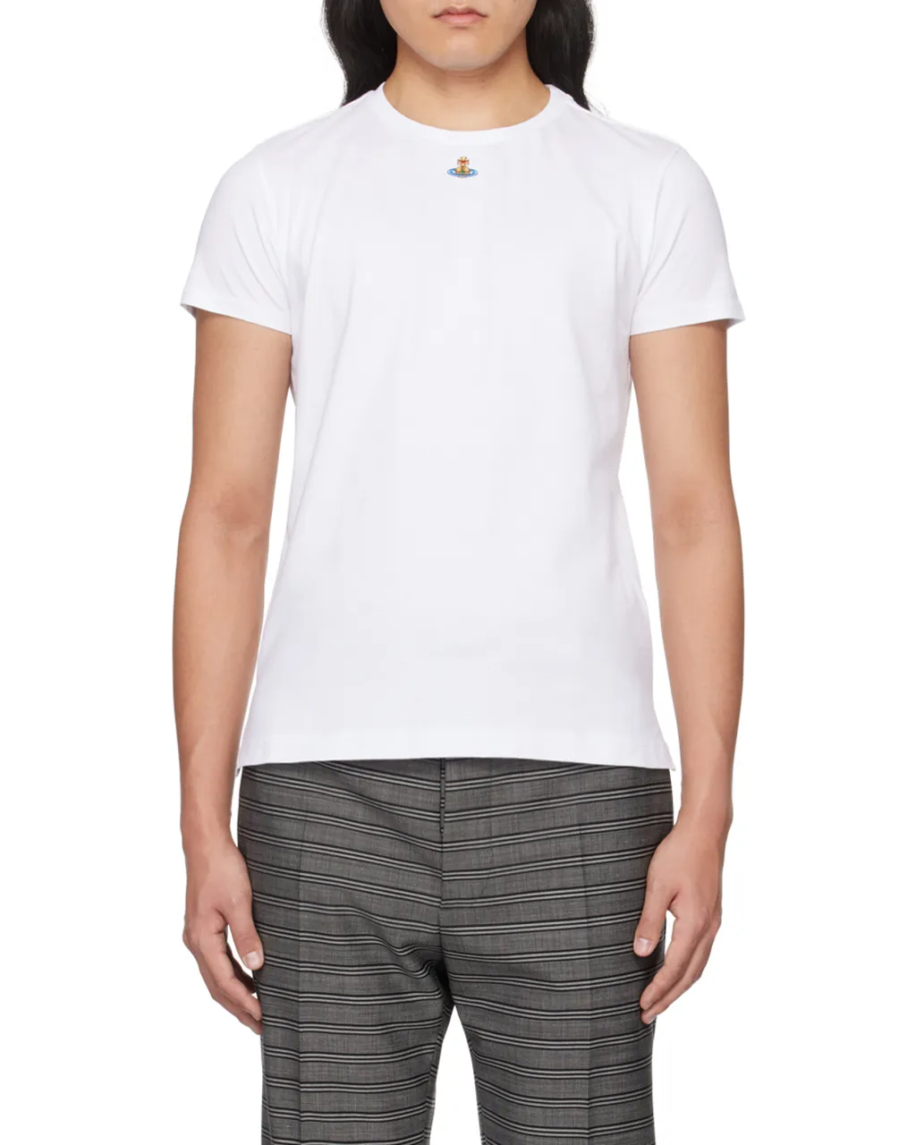 Vivienne Westwood Orb Logo-Embroidered Crewneck T-Shirt
