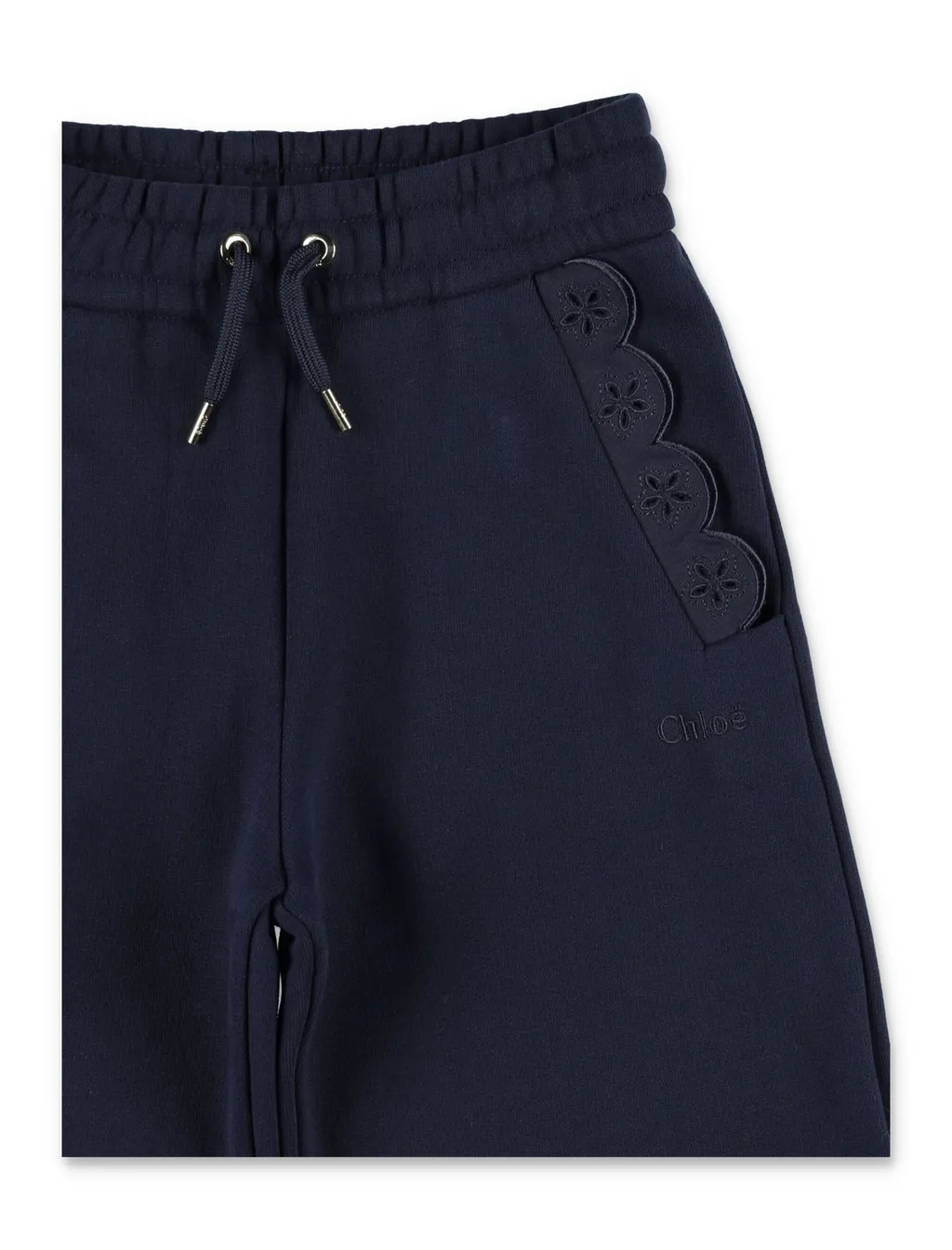Chloé Kids Wide-Leg Drawstring Palazzo Pants