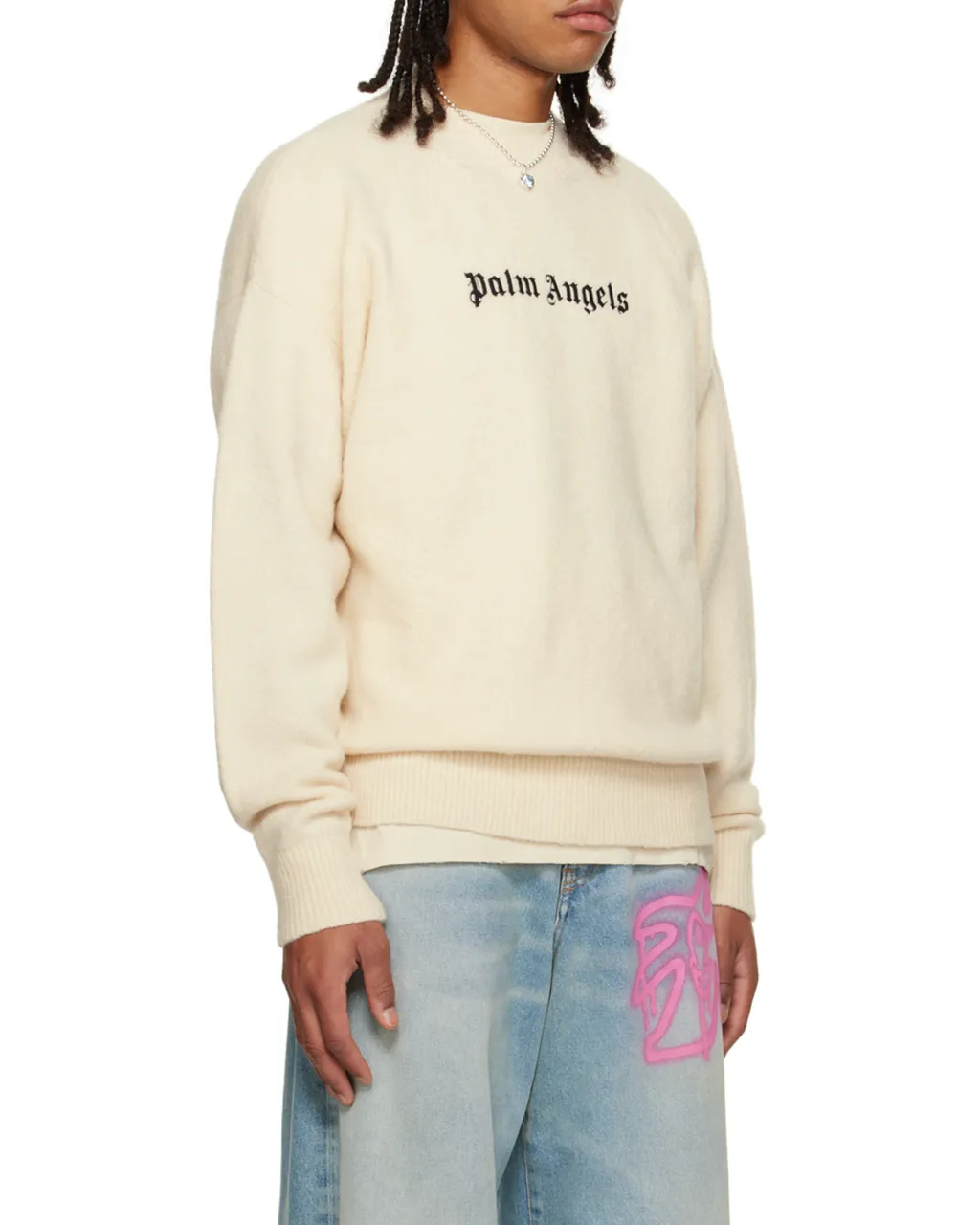 Palm Angels Classic Logo Crewneck Jumper