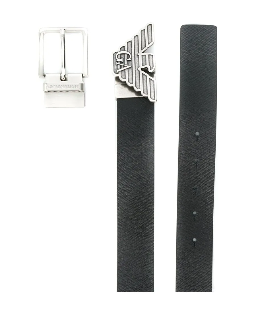 Emporio Armani Reversible Interchangeable-Buckle Belt
