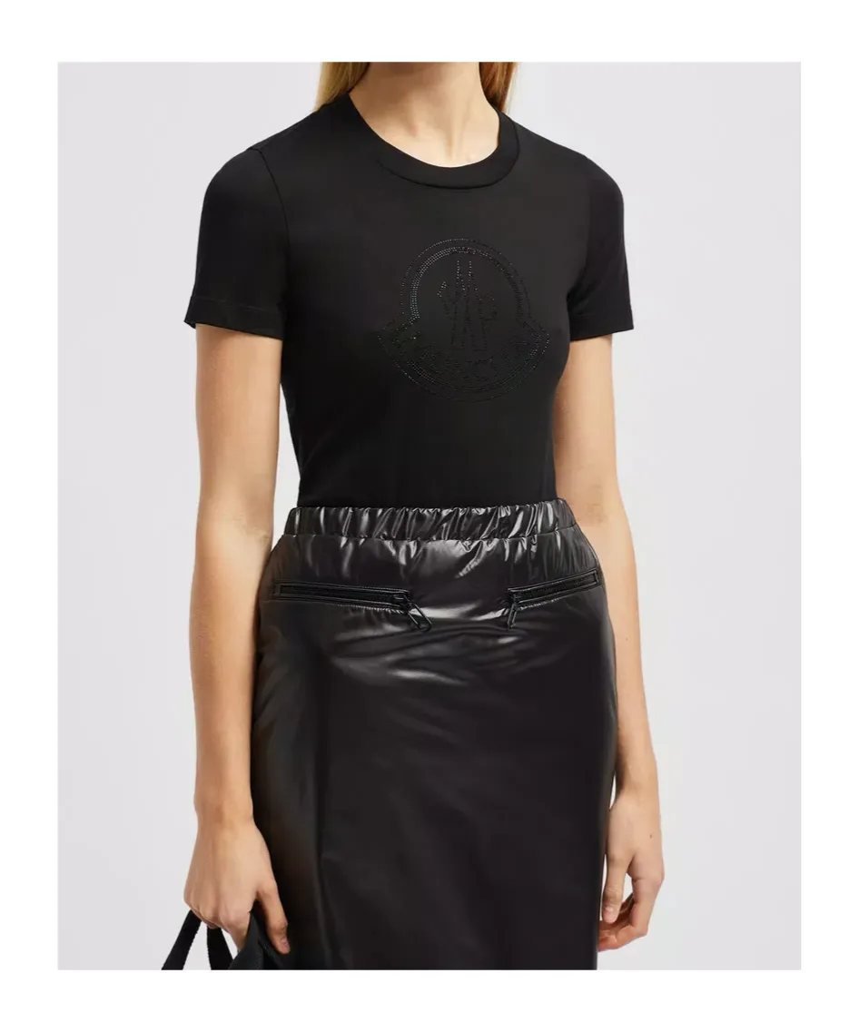 Moncler Logo Printed Crewneck T-Shirt