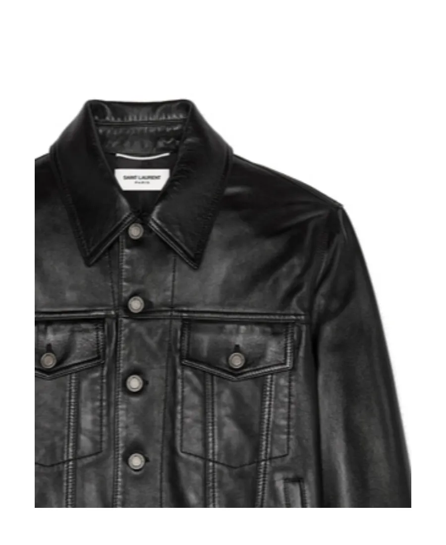 Saint Laurent Buttoned Long-Sleeved Jacket
