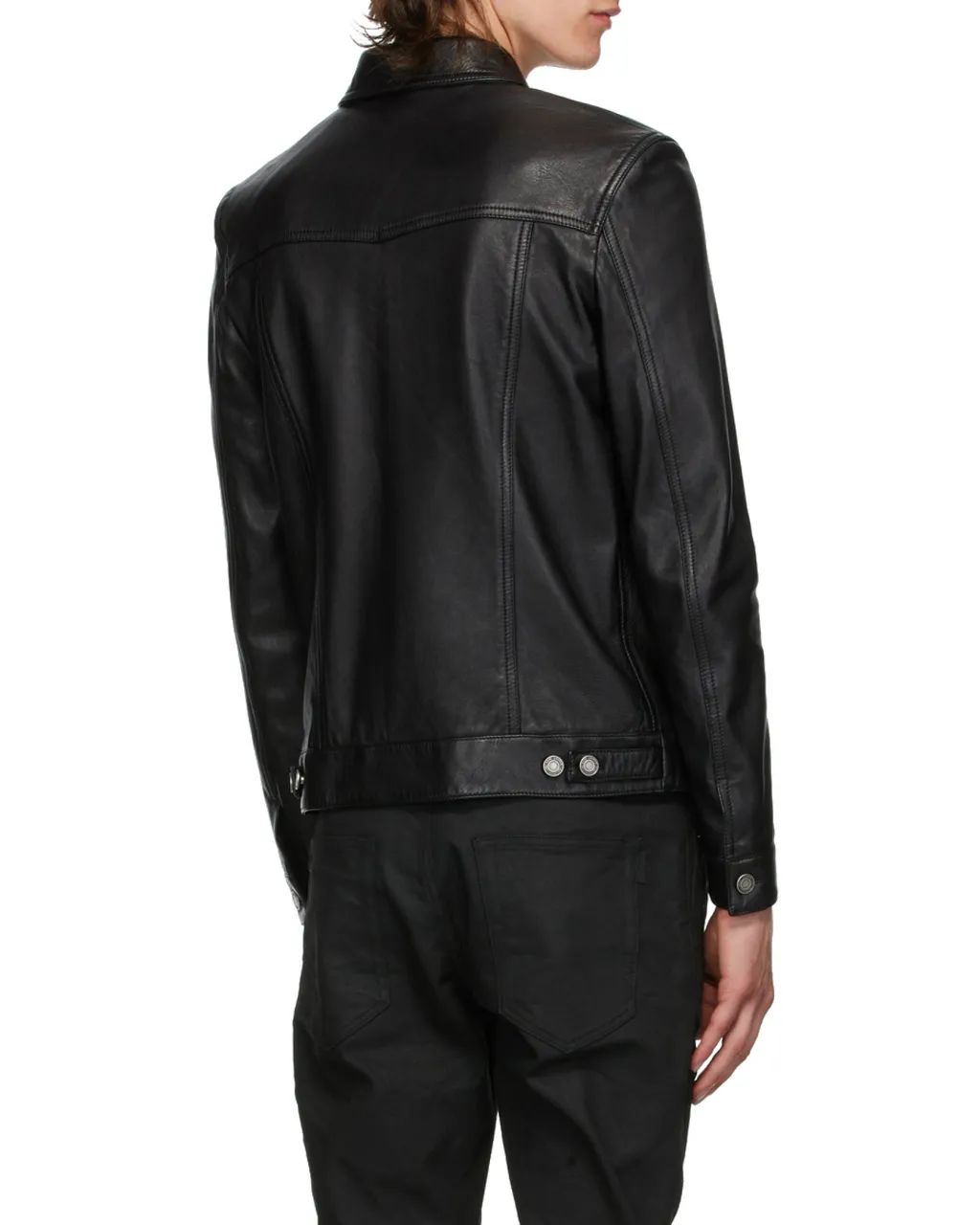 Saint Laurent Buttoned Long-Sleeved Jacket