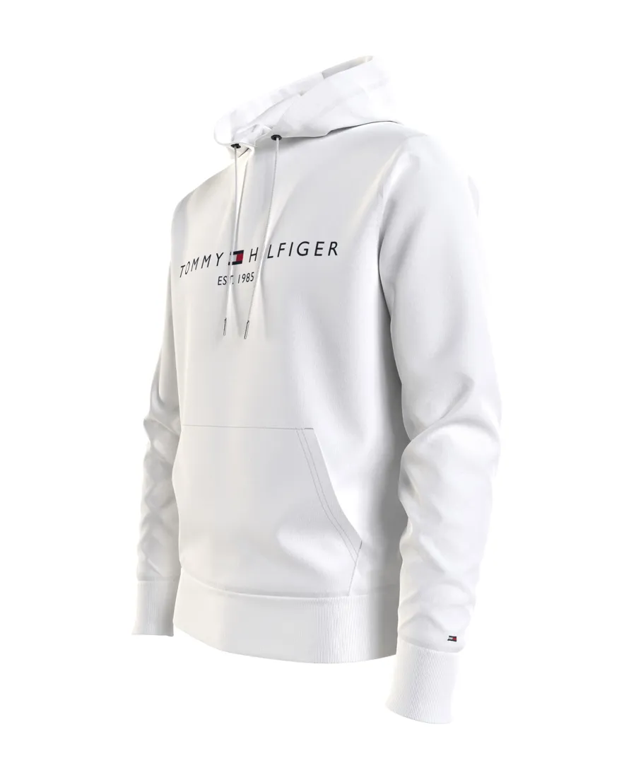 Embroidered Logo Drawstring Hoodie