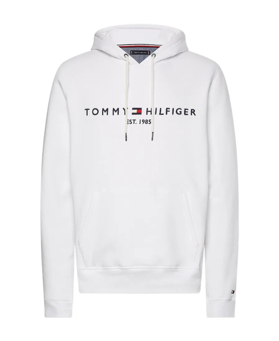 Embroidered Logo Drawstring Hoodie