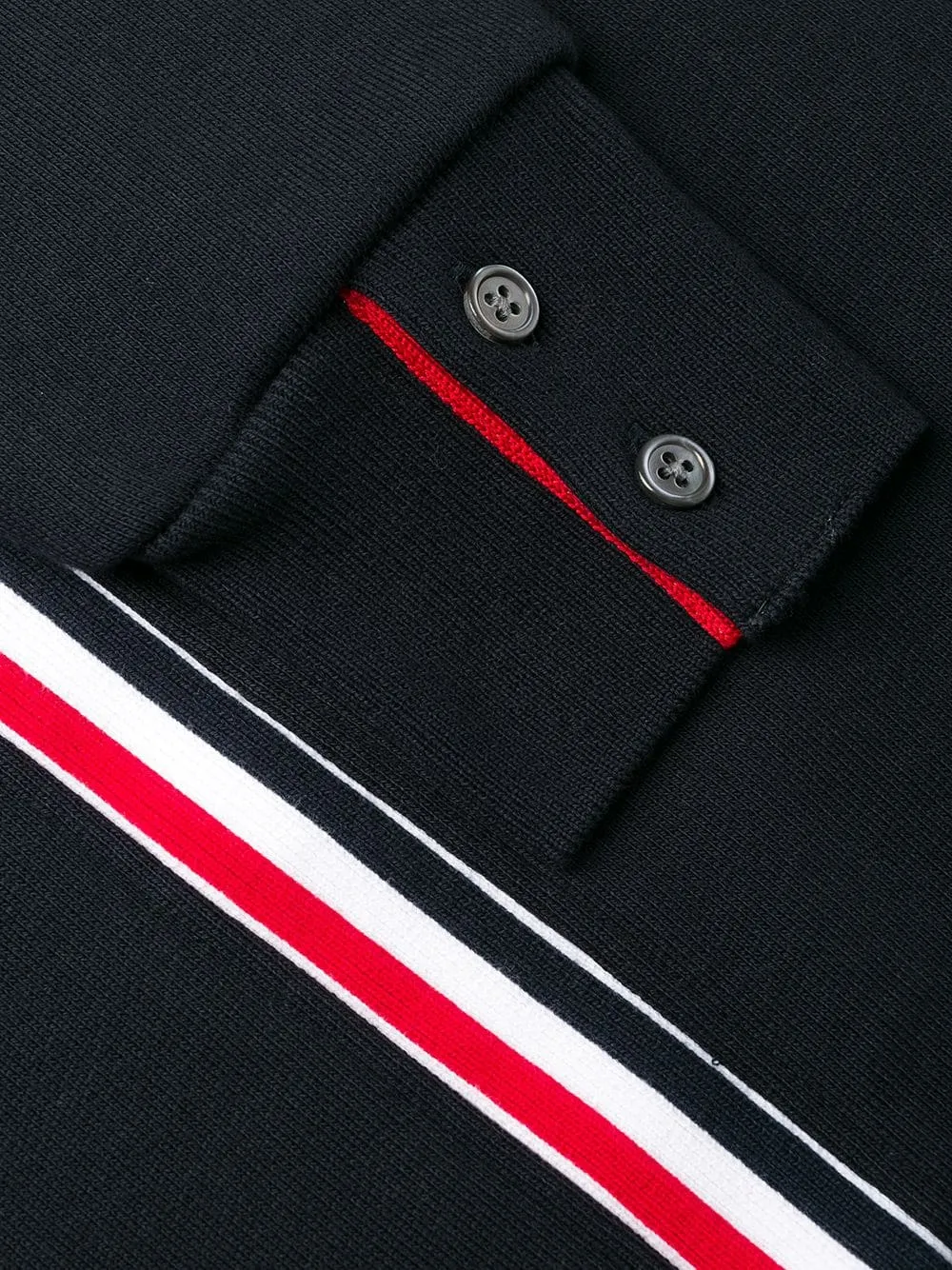Thom Browne Rwb-Striped Crewneck Sweatshirt