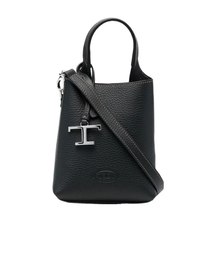 Tod's T-Timeless Pendant Detail Micro Tote Bag