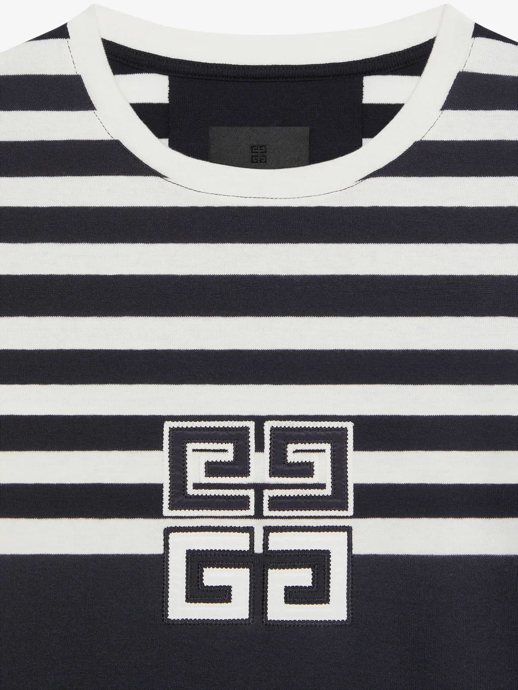 Givenchy 4G Motif Striped T-Shirt