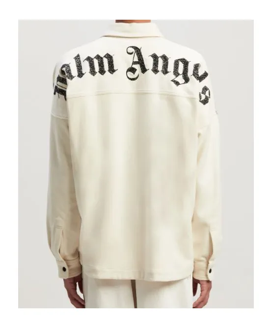 Palm Angels Checked Long-Sleeved Flannel Overshirt