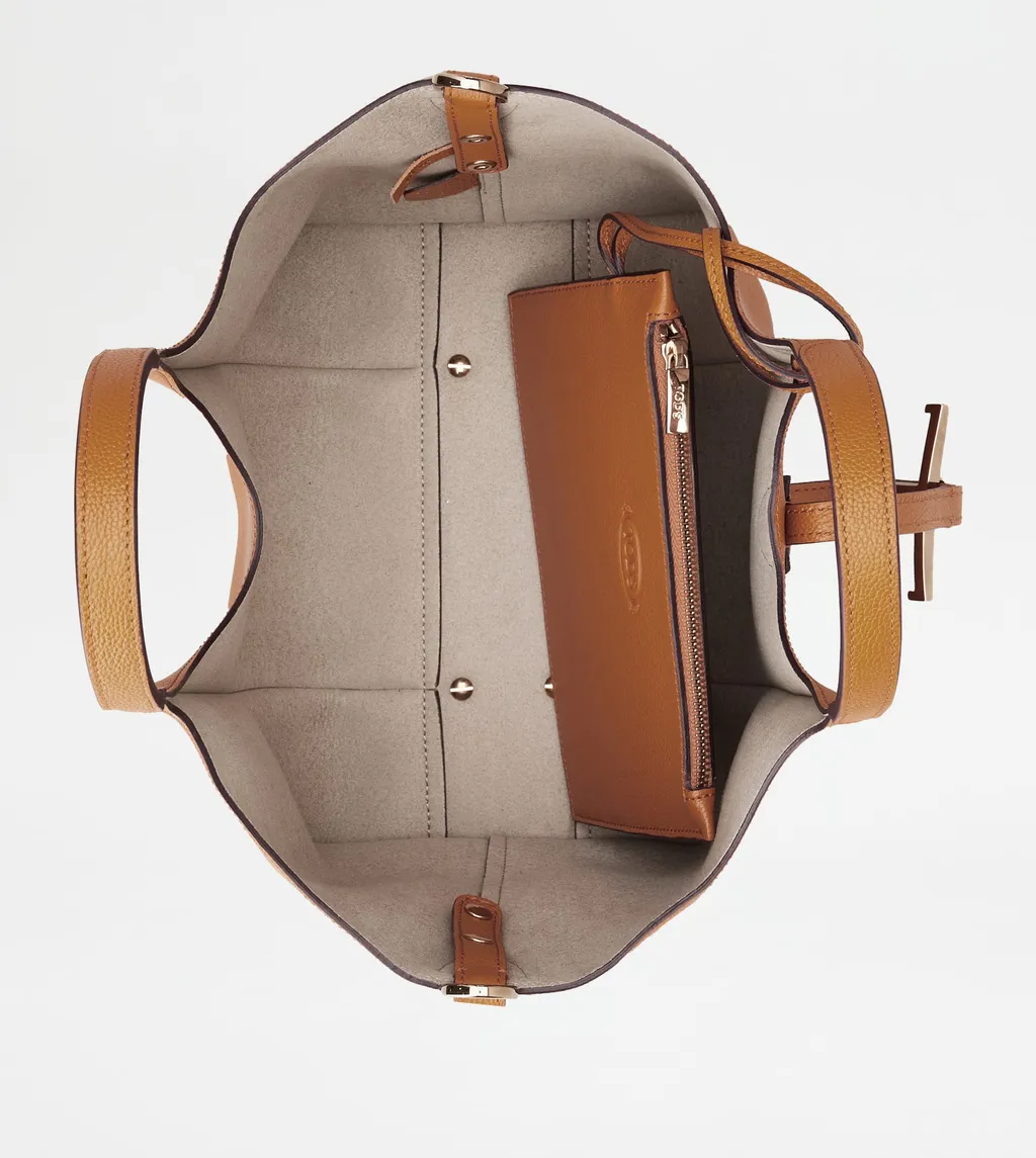 Tod's Timeless Logo Plaque Mini Tote Bag