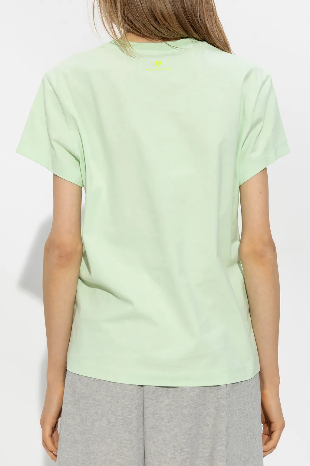 Stella Mccartney Logo Printed Crewneck T-Shirt
