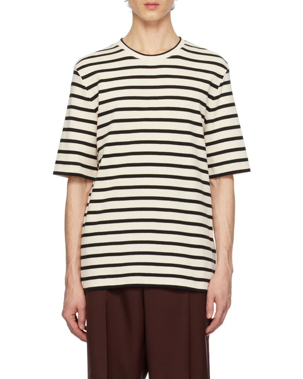 Jil Sander+ Striped Crewneck T-Shirt