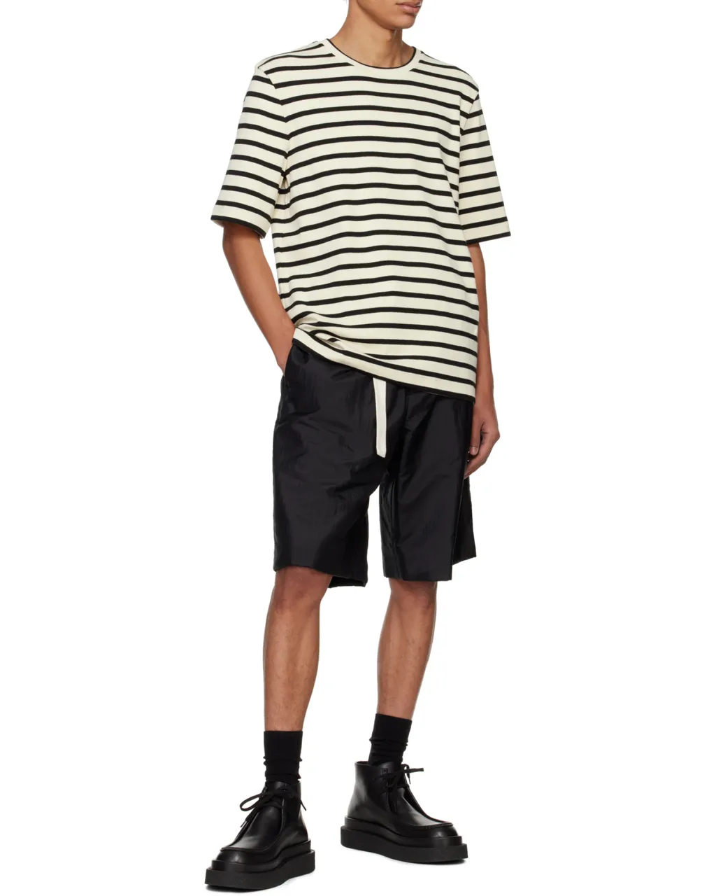Jil Sander+ Striped Crewneck T-Shirt