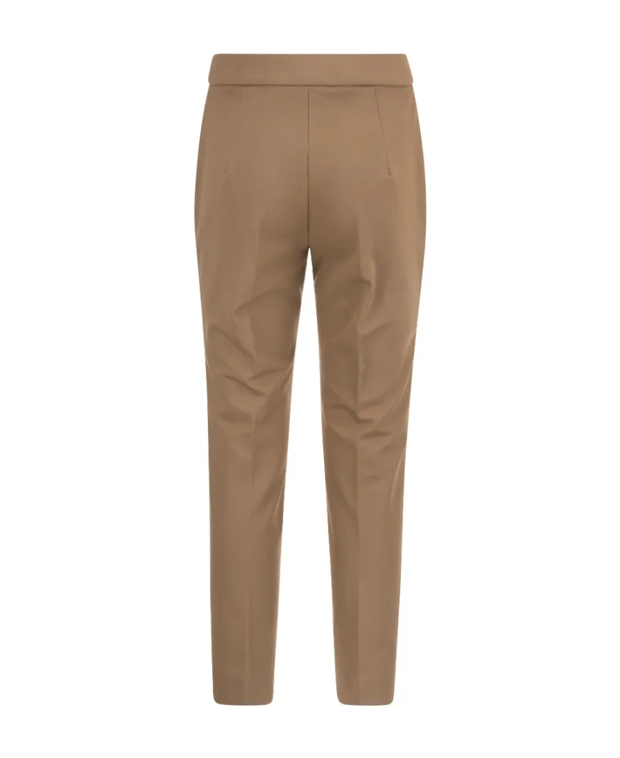 Mid-Rise Cropped Trousers