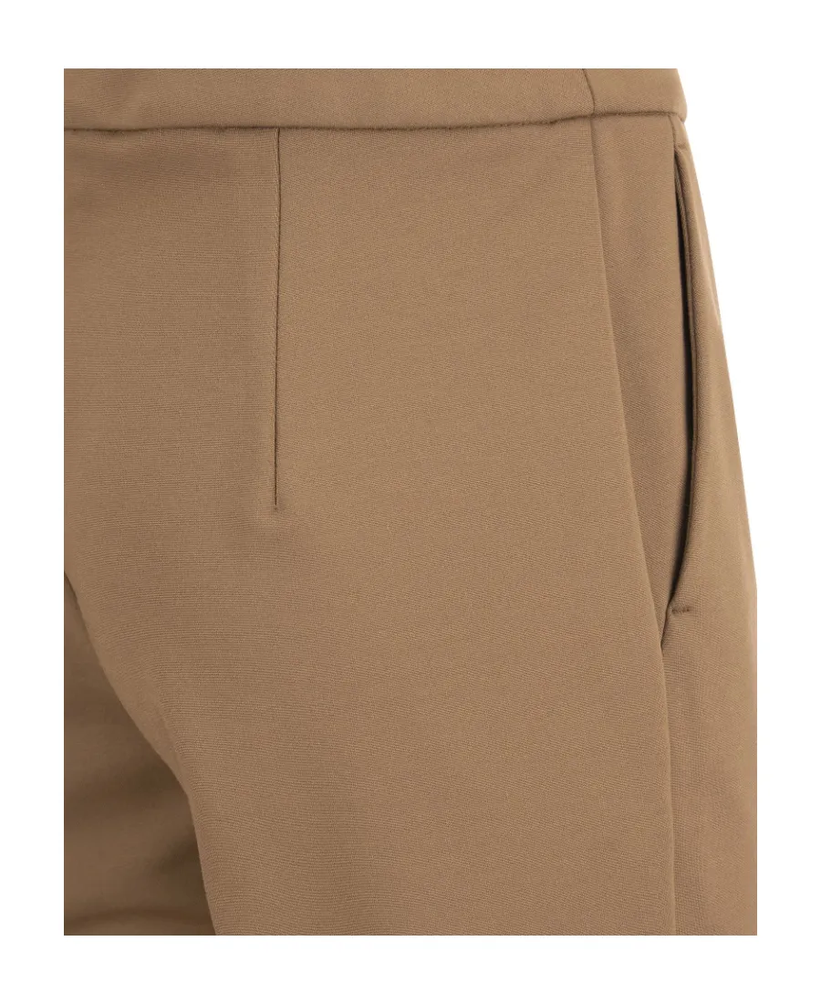 Mid-Rise Cropped Trousers