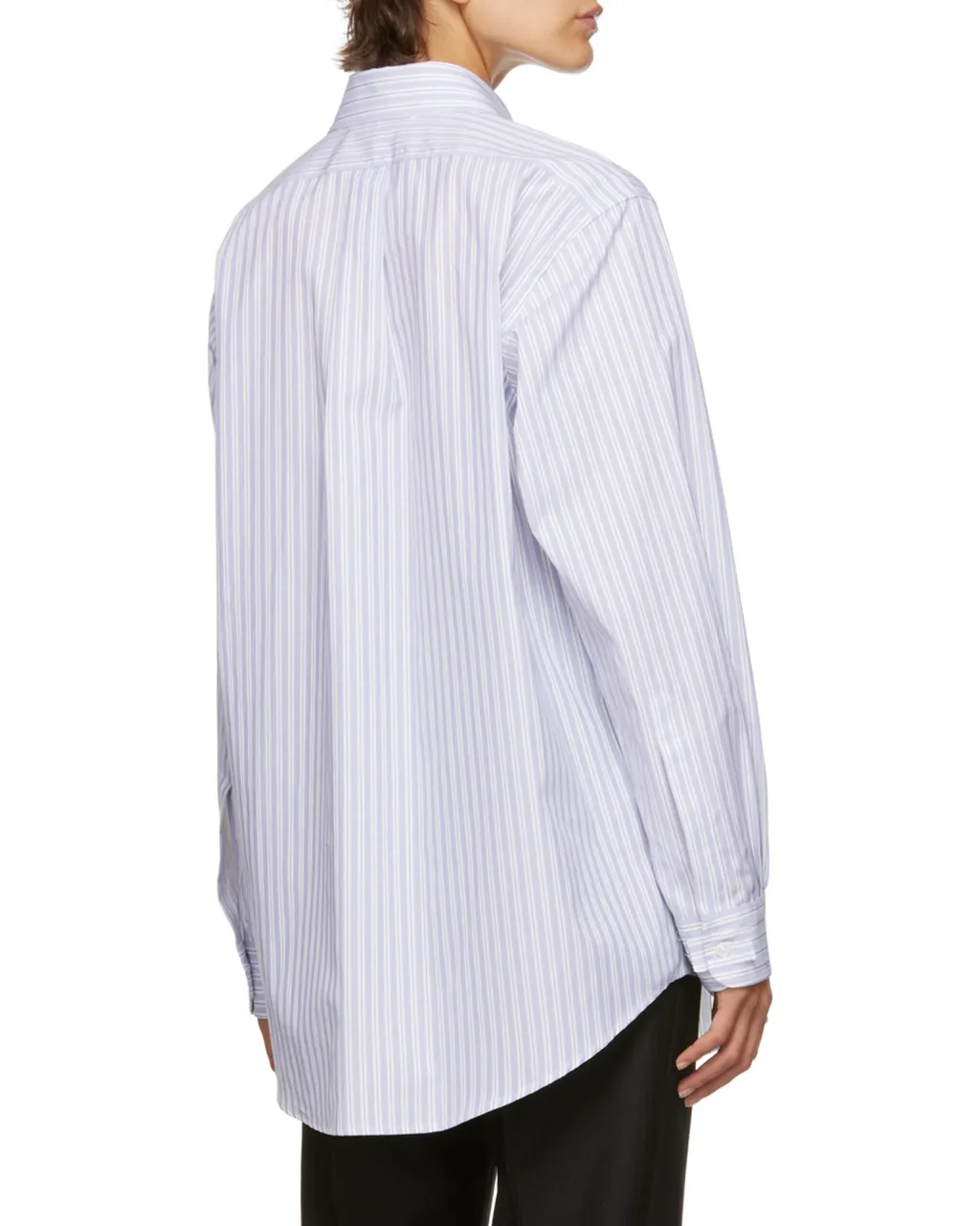 Maison Margiela Pinstripe Long-Sleeved Shirt